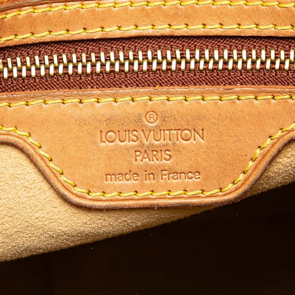 Pre-owned Louis Vuitton Monogram Looping GM Brown