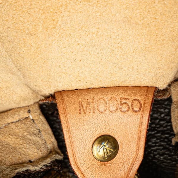 Pre-owned Louis Vuitton Monogram Looping GM Brown