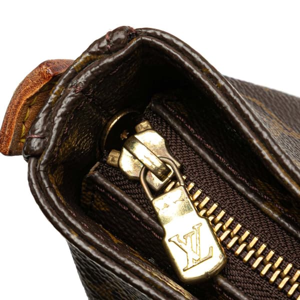 Pre-owned Louis Vuitton Monogram Looping GM Brown