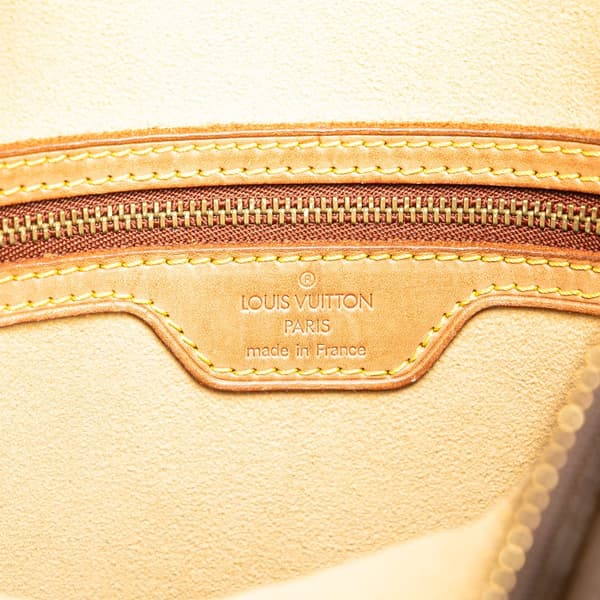 Pre-owned Louis Vuitton Monogram Looping GM Brown