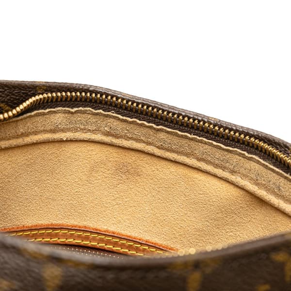 Pre-owned Louis Vuitton Monogram Looping GM Brown