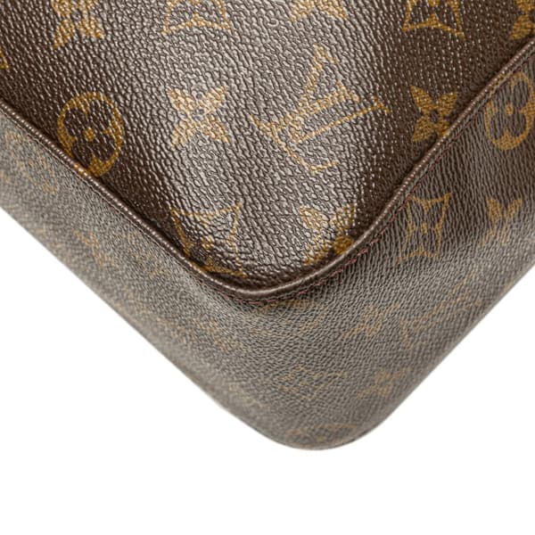Pre-owned Louis Vuitton Monogram Looping GM Brown