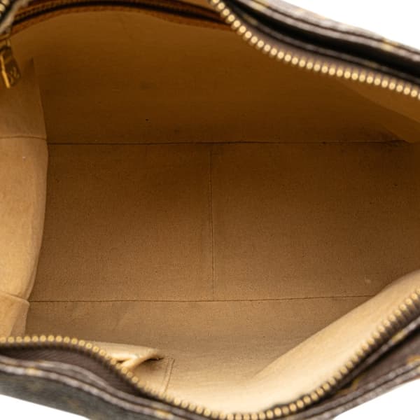 Pre-owned Louis Vuitton Monogram Looping GM Brown