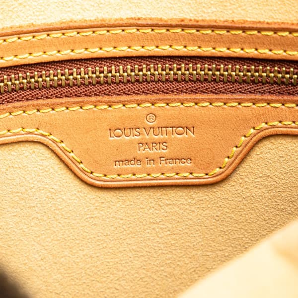 Pre-owned Louis Vuitton Monogram Looping GM Brown