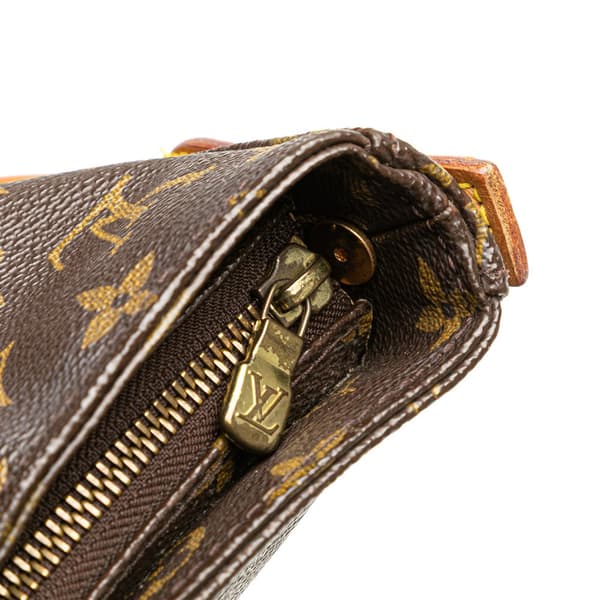 Pre-owned Louis Vuitton Monogram Looping GM Brown