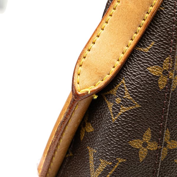 Pre-owned Louis Vuitton Monogram Looping GM Brown