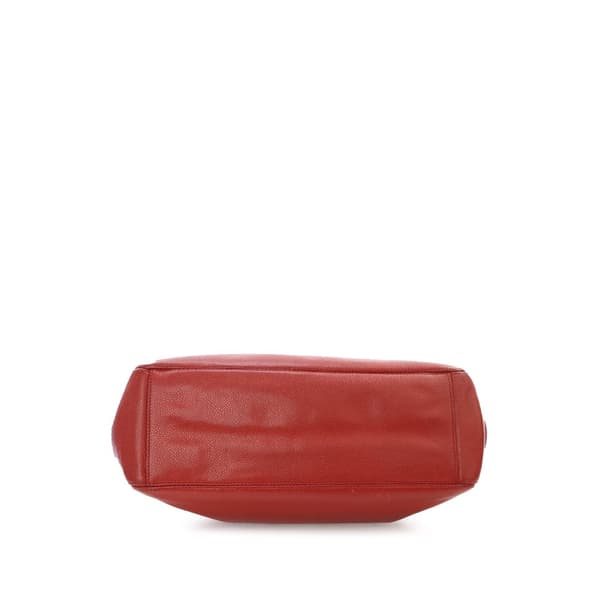 Pre-owned Chanel Caviar Supermodel Shoulder Bag Red