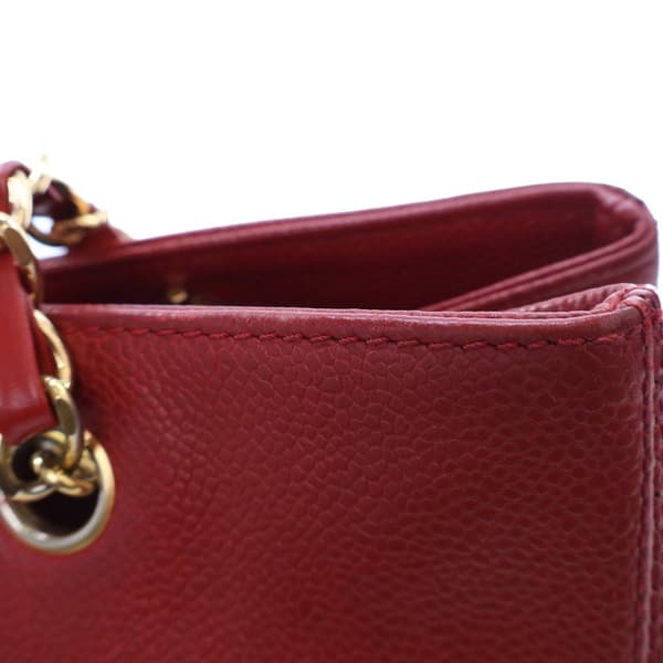 Pre-owned Chanel Caviar Supermodel Shoulder Bag Red