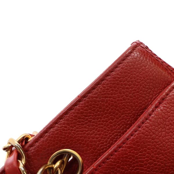 Pre-owned Chanel Caviar Supermodel Shoulder Bag Red