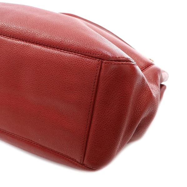 Pre-owned Chanel Caviar Supermodel Shoulder Bag Red