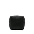 Miniatyrbild 3 av 10: Pre-owned Bottega Veneta Nappa Intrecciato Cube Shoulder Bag Black