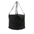 Miniatyrbild 2 av 10: Pre-owned Bottega Veneta Nappa Intrecciato Cube Shoulder Bag Black
