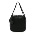 Miniatyrbild 1 av 10: Pre-owned Bottega Veneta Nappa Intrecciato Cube Shoulder Bag Black