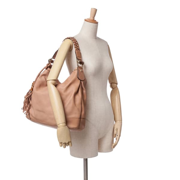Pre-owned Gucci Leather Eva Shoulder Bag Brown