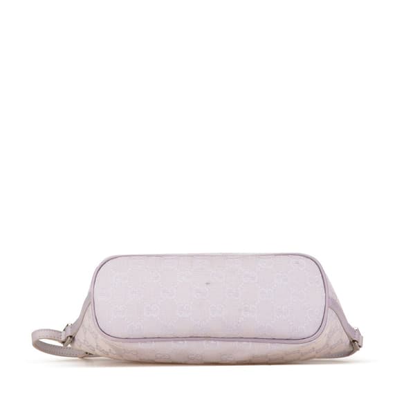 Pre-owned Gucci GG Canvas Boat Purple