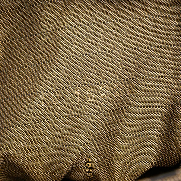 Pre-owned Fendi Zucca Canvas Shoulder Bag Brown