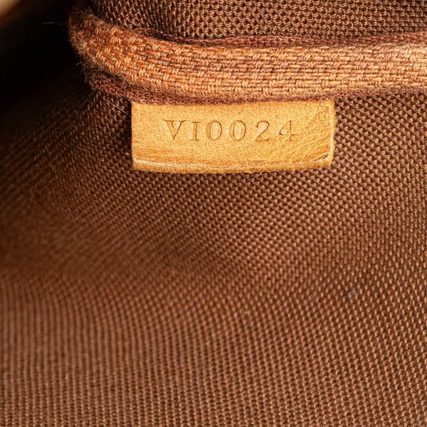 Pre-owned Louis Vuitton Monogram Pochette Accessoires Brown