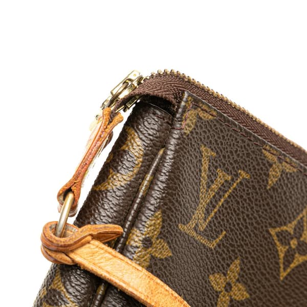 Pre-owned Louis Vuitton Monogram Pochette Accessoires Brown