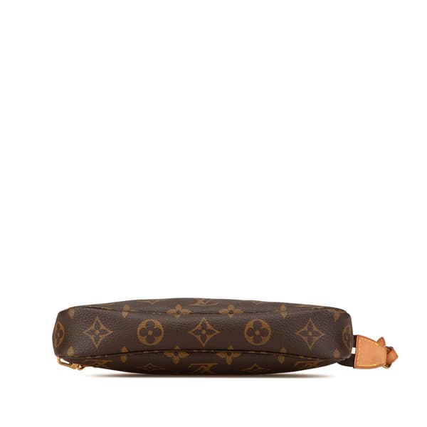 Pre-owned Louis Vuitton Monogram Pochette Accessoires Brown