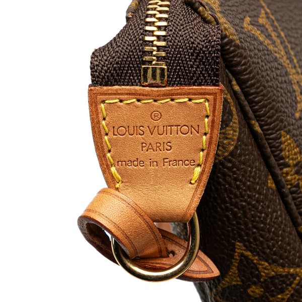 Pre-owned Louis Vuitton Monogram Pochette Accessoires Brown