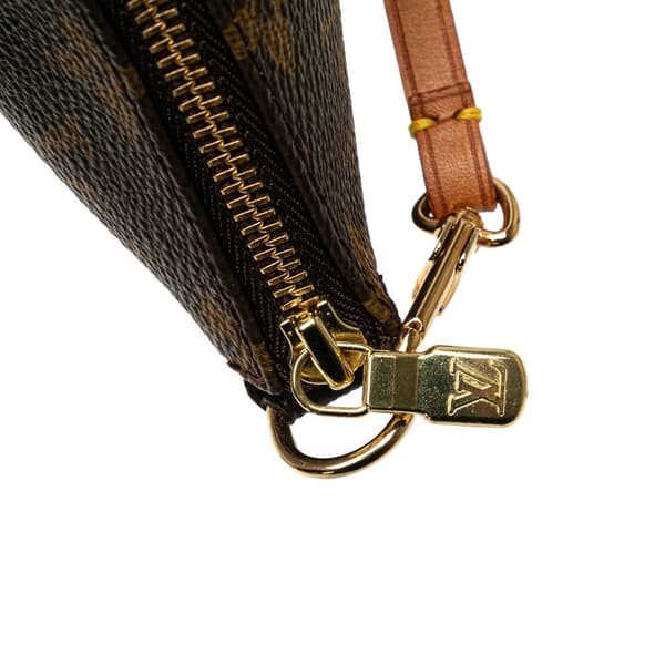 Pre-owned Louis Vuitton Monogram Pochette Accessoires Brown