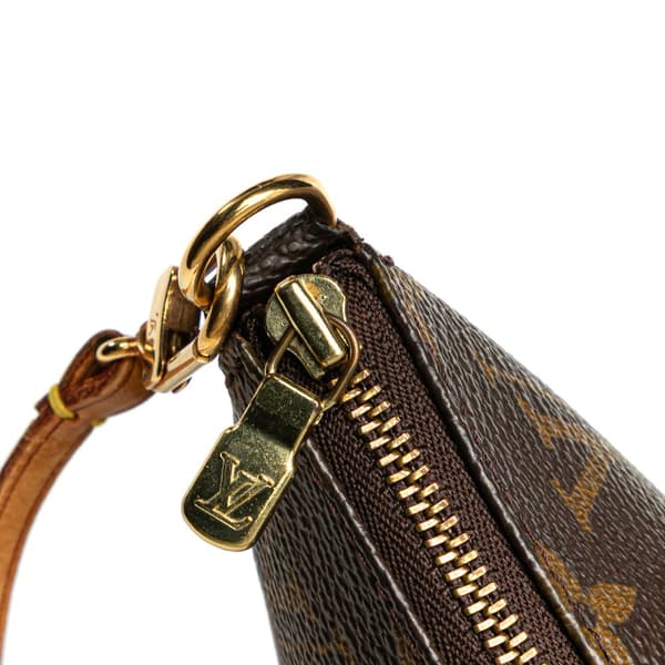 Pre-owned Louis Vuitton Monogram Pochette Accessoires Brown