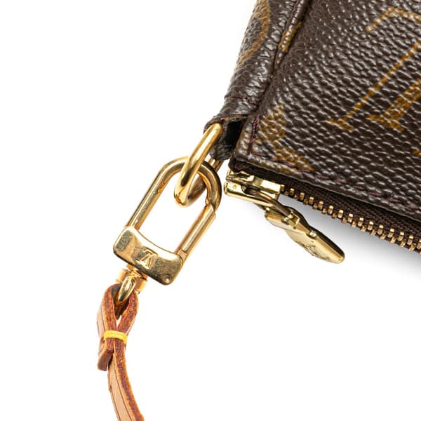 Pre-owned Louis Vuitton Monogram Pochette Accessoires Brown