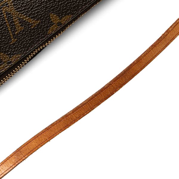 Pre-owned Louis Vuitton Monogram Pochette Accessoires Brown