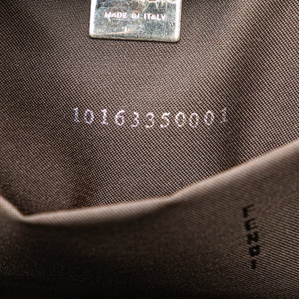 Pre-owned Fendi Zucca Canvas Bento Box Shoulder Bag Brown