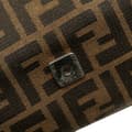 Miniatyrbillede 9 af 10: Pre-owned Fendi Zucca Canvas Bento Box Shoulder Bag Brown