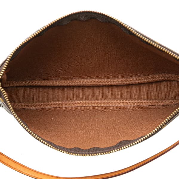 Pre-owned Louis Vuitton Monogram Pochette Accessoires Brown