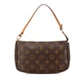 Miniatyrbilde 1 av 10: Pre-owned Louis Vuitton Monogram Pochette Accessoires Brown