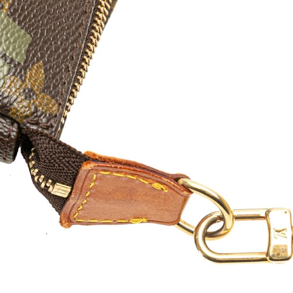 Pre-owned Louis Vuitton Stephen Sprouse Monogram Graffiti Pochette Accessoires Brown