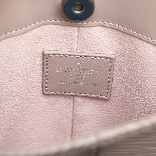 Pre-owned Louis Vuitton Epi Demi Lune Pochette Purple