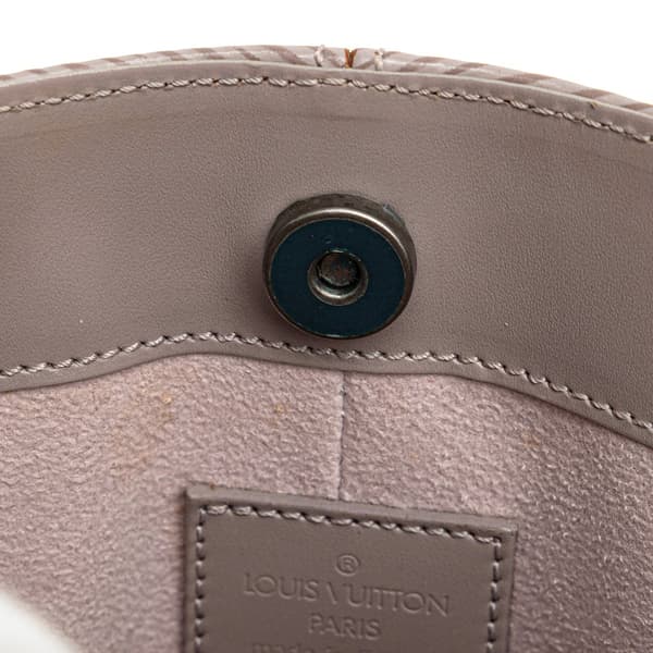 Pre-owned Louis Vuitton Epi Demi Lune Pochette Purple