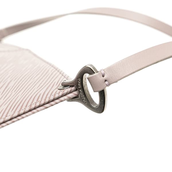 Pre-owned Louis Vuitton Epi Demi Lune Pochette Purple