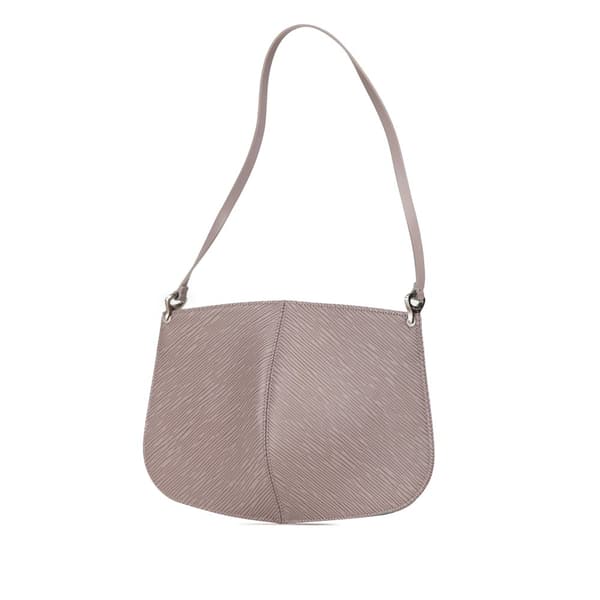 Pre-owned Louis Vuitton Epi Demi Lune Pochette Purple