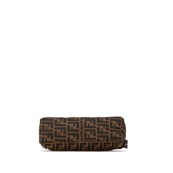Pre-owned Fendi Zucca Canvas Shoulder Bag Brown