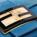 Miniatyrbild 6 av 10: Pre-owned Fendi Large Leather Chain Mamma Forever Blue