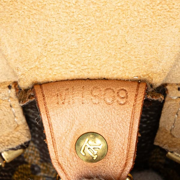 Pre-owned Louis Vuitton Monogram Looping GM Brown