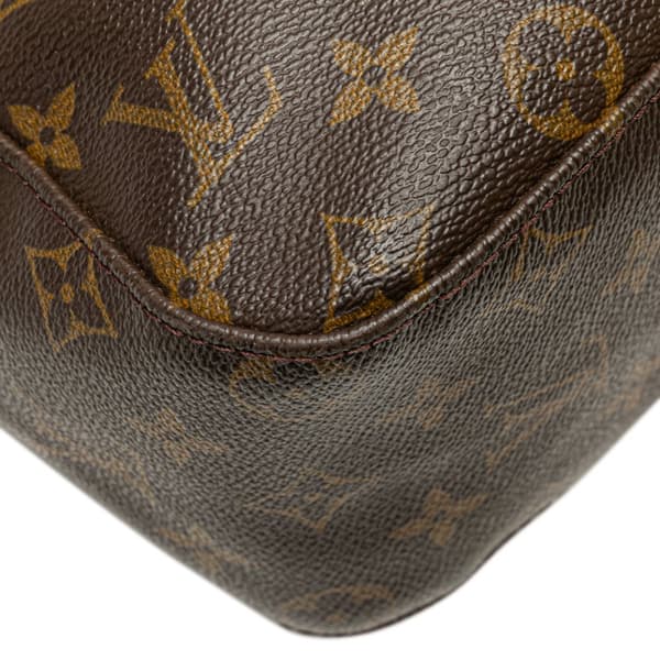 Pre-owned Louis Vuitton Monogram Looping GM Brown