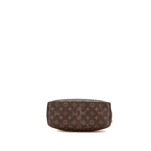 Pre-owned Louis Vuitton Monogram Looping GM Brown