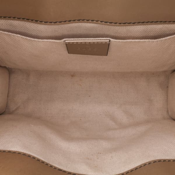 Pre-owned Gucci Small Guccissima Emily Shoulder Bag Gold