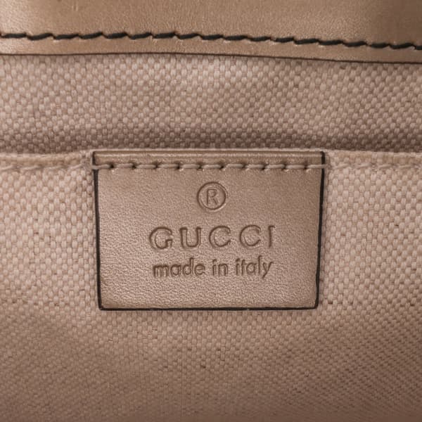 Pre-owned Gucci Small Guccissima Emily Shoulder Bag Gold
