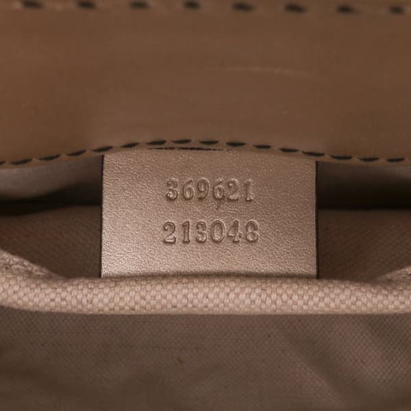 Pre-owned Gucci Small Guccissima Emily Shoulder Bag Gold