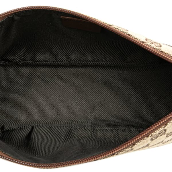 Pre-owned Gucci GG Canvas Boat Brown