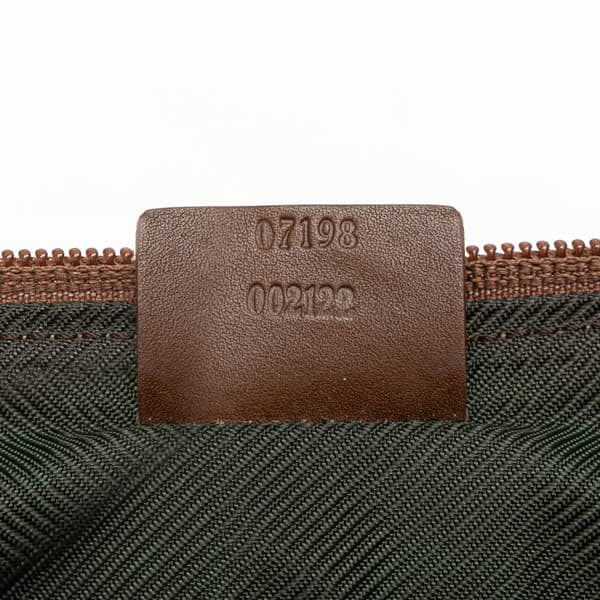 Pre-owned Gucci GG Canvas Boat Brown