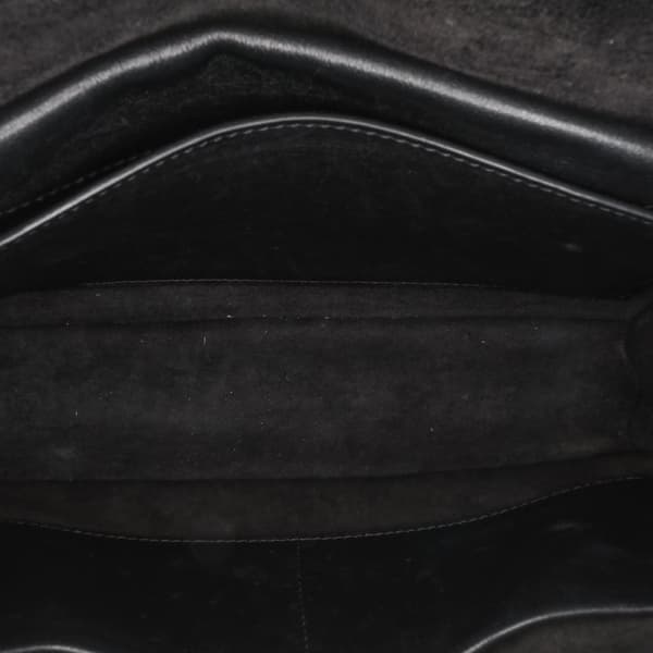 Pre-owned Dior Calfskin JAdior Chain Flap Black