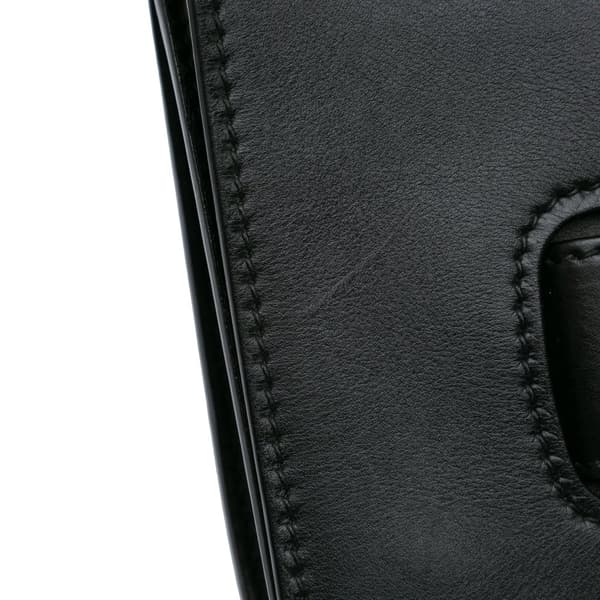 Pre-owned Dior Calfskin JAdior Chain Flap Black