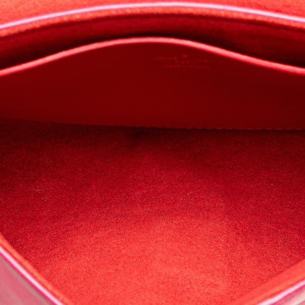 Pre-owned Louis Vuitton Bicolor Love Note Red